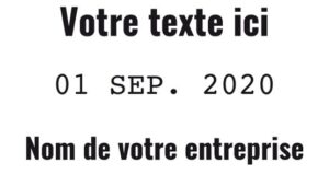 Tampon dateur - Ref TE-E12057