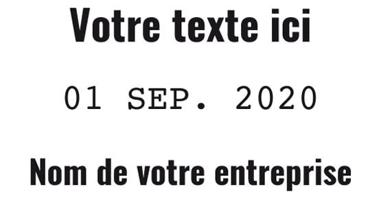 Tampon dateur - Ref TE-E12057