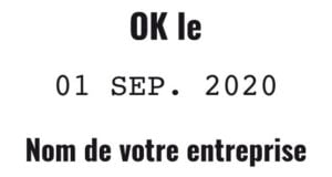 Tampon dateur - Ref TE-E12058
