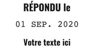 Tampon dateur - Ref TE-E12064