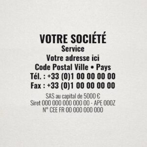 Tampon encreur - Ref TE-D12373