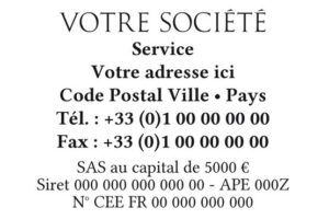Tampon encreur - Ref TE-D12393