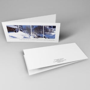 Carte de voeux 2 volets - Ref CX-B12545