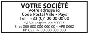 Tampon encreur - Ref TE-C13588