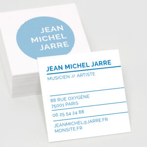 Carte de visite carrée RV - Ref CV-J14352