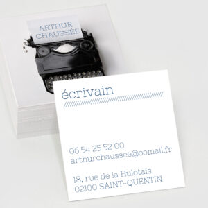 Carte de visite carrée RV - Ref CV-J14367