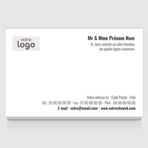 Carte de visite grand format - Ref CV-D14927