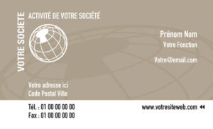 Carte de visite - Ref CV-A1515