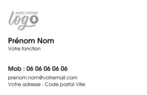 Carte de visite - Ref CV-B15224