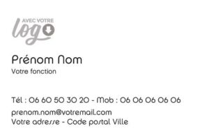 Carte de visite - Ref CV-B15230