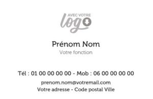 Carte de visite - Ref CV-B15232