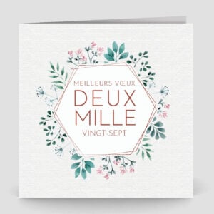 Carte de voeux 2 volets - Ref CX-A15355 – Image 5