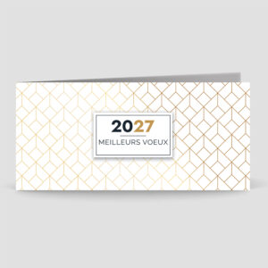 Carte de voeux 2 volets - Ref CX-B15361