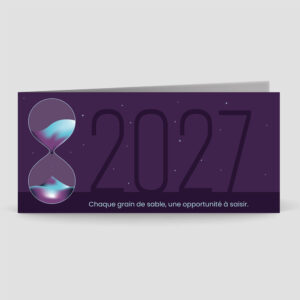 Carte de voeux 2 volets - Ref CX-B15369