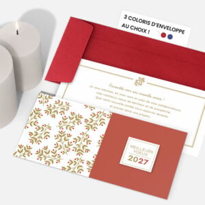 Carte de voeux recto verso - Ref CX-B15376 – Image 3