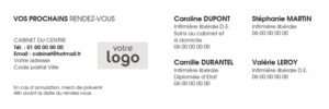 Carte de visite 2 volets - Ref CV-E15384