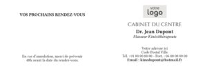 Carte de visite 2 volets - Ref CV-E15385