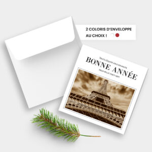 Carte de voeux 2 volets - Ref CX-A15603 – Image 3