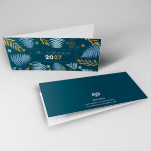 Carte de voeux 2 volets - Ref CX-B15605 – Image 3