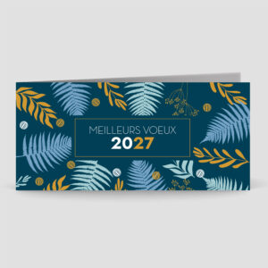 Carte de voeux 2 volets - Ref CX-B15605