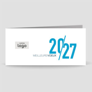 Carte de voeux 2 volets - Ref CX-B15614