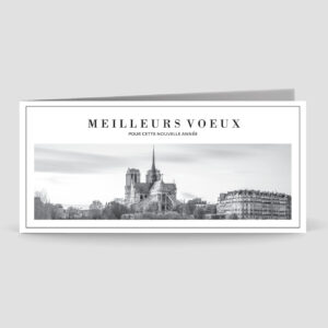 Carte de voeux 2 volets - Ref CX-B15620