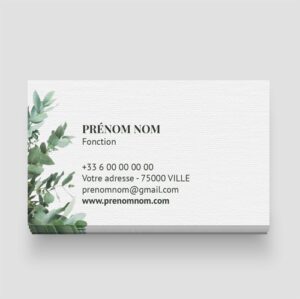 Carte de visite - Ref CV-B15655