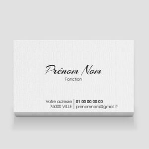 Carte de visite - Ref CV-B15659