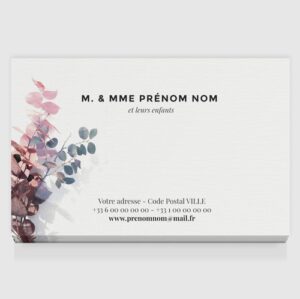 Carte de visite grand format - Ref CV-D15683