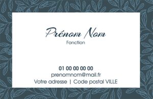 Carte de visite - Ref CV-B15733