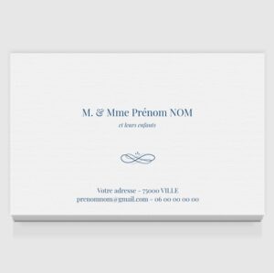 Carte de visite grand format - Ref CV-D15741