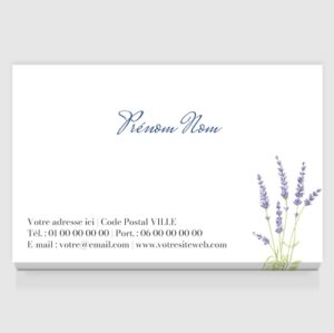Carte de visite grand format - Ref CV-D15818