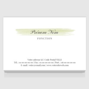 Carte de visite grand format - Ref CV-D15821