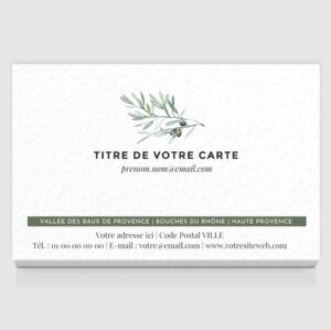 Carte de visite grand format - Ref CV-D15823