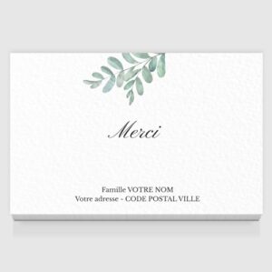 Carte de visite grand format - Ref CV-D15840