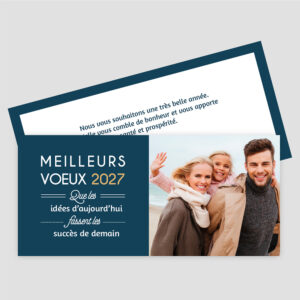 Carte de voeux recto verso - Ref CX-B15902