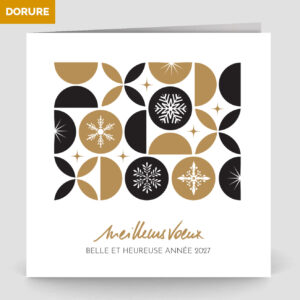 Carte de voeux 2 volets - Ref CX-A15920-GOLD – Image 5