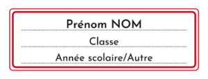 Planches d'étiquettes - Ref SK-D16047