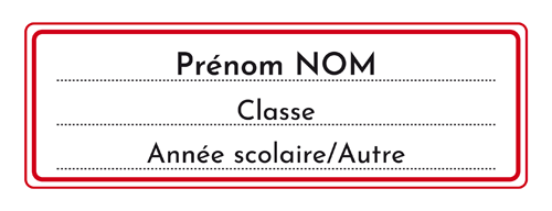 Planches d'étiquettes - Ref SK-D16047