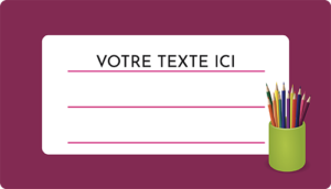 Planches d'étiquettes - Ref SK-E16057