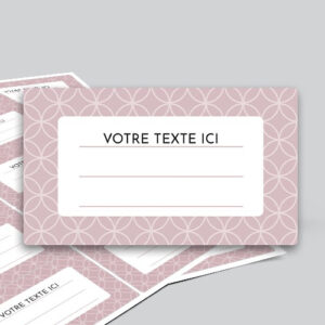 Planches d'étiquettes - Ref SK-E16060
