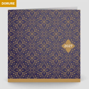 Carte de voeux 2 volets - Ref CX-A16229-GOLD – Image 3