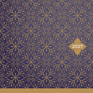 Carte de voeux 2 volets - Ref CX-A16229-GOLD – Image 2