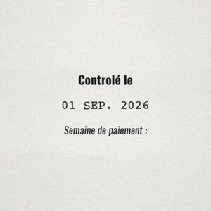 Tampon dateur - Ref TE-E16490