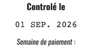 Tampon dateur - Ref TE-E16490