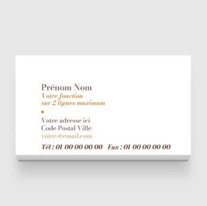 Carte de visite - Ref CV-A21