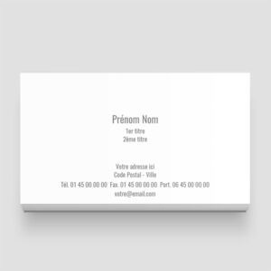 Carte de visite - Ref CV-A2216