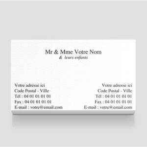 Carte de visite - Ref CV-A2127