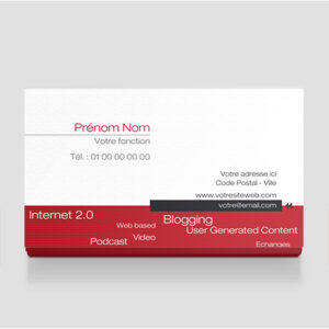 Carte de visite - Ref CV-A6386