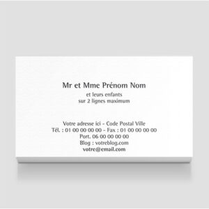 Carte de visite - Ref CV-A9310